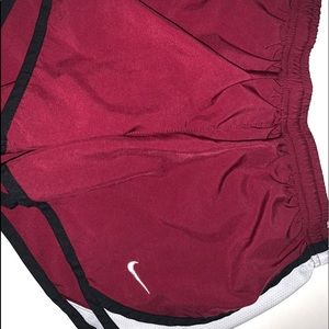 Nike maroon shorts!